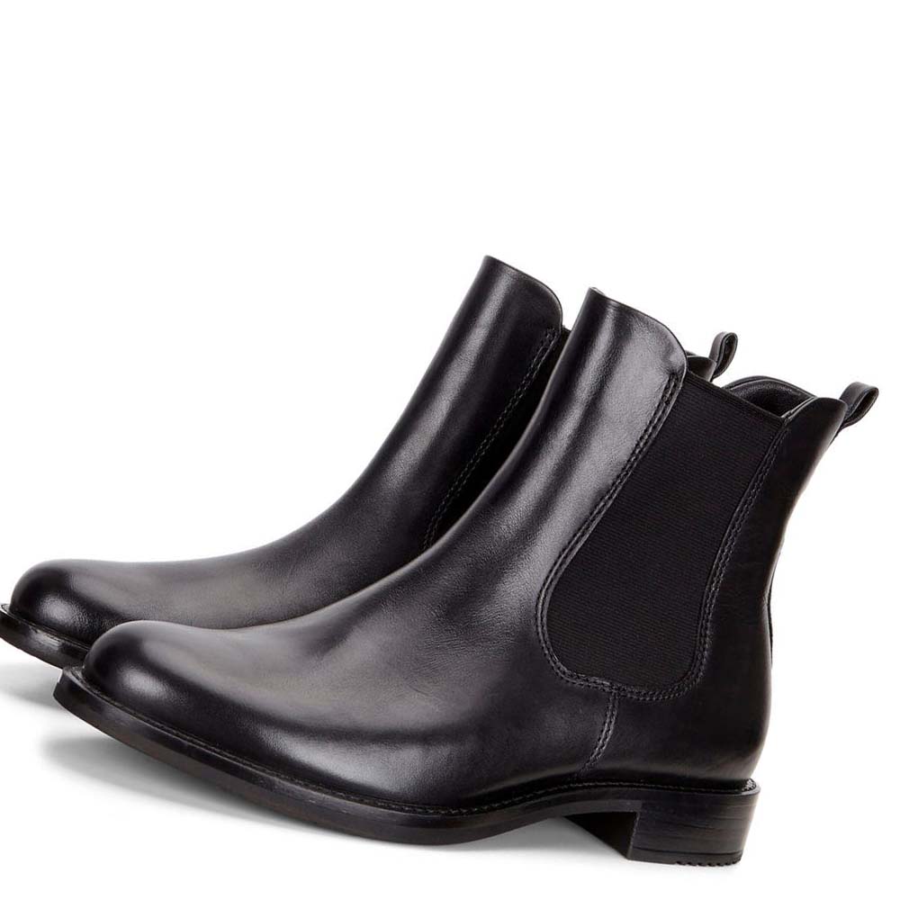 Women's Ecco Sartorelle 25 Chelsea Boots Black | Canada 22JPQ